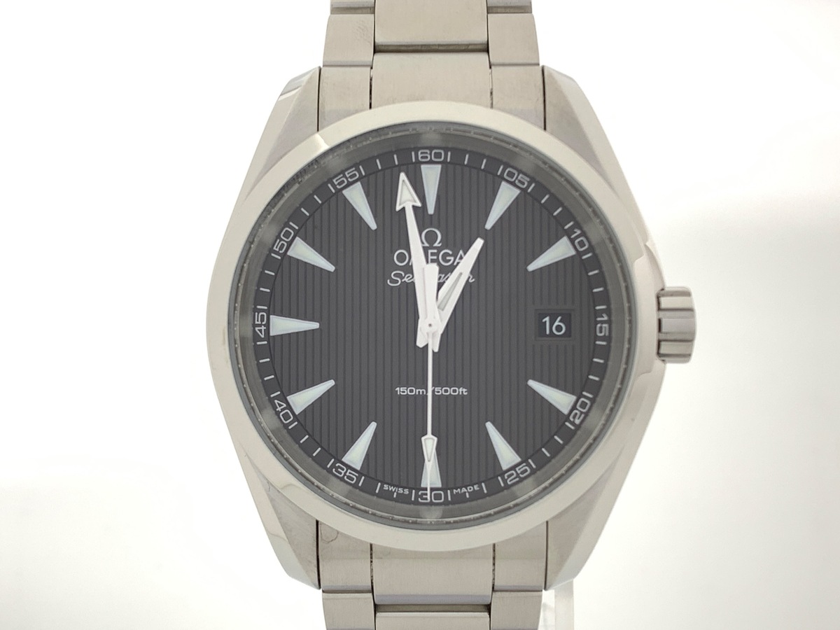 中古：AB(良品)】オメガ(OMEGA) シーマスター アクアテラ グレー