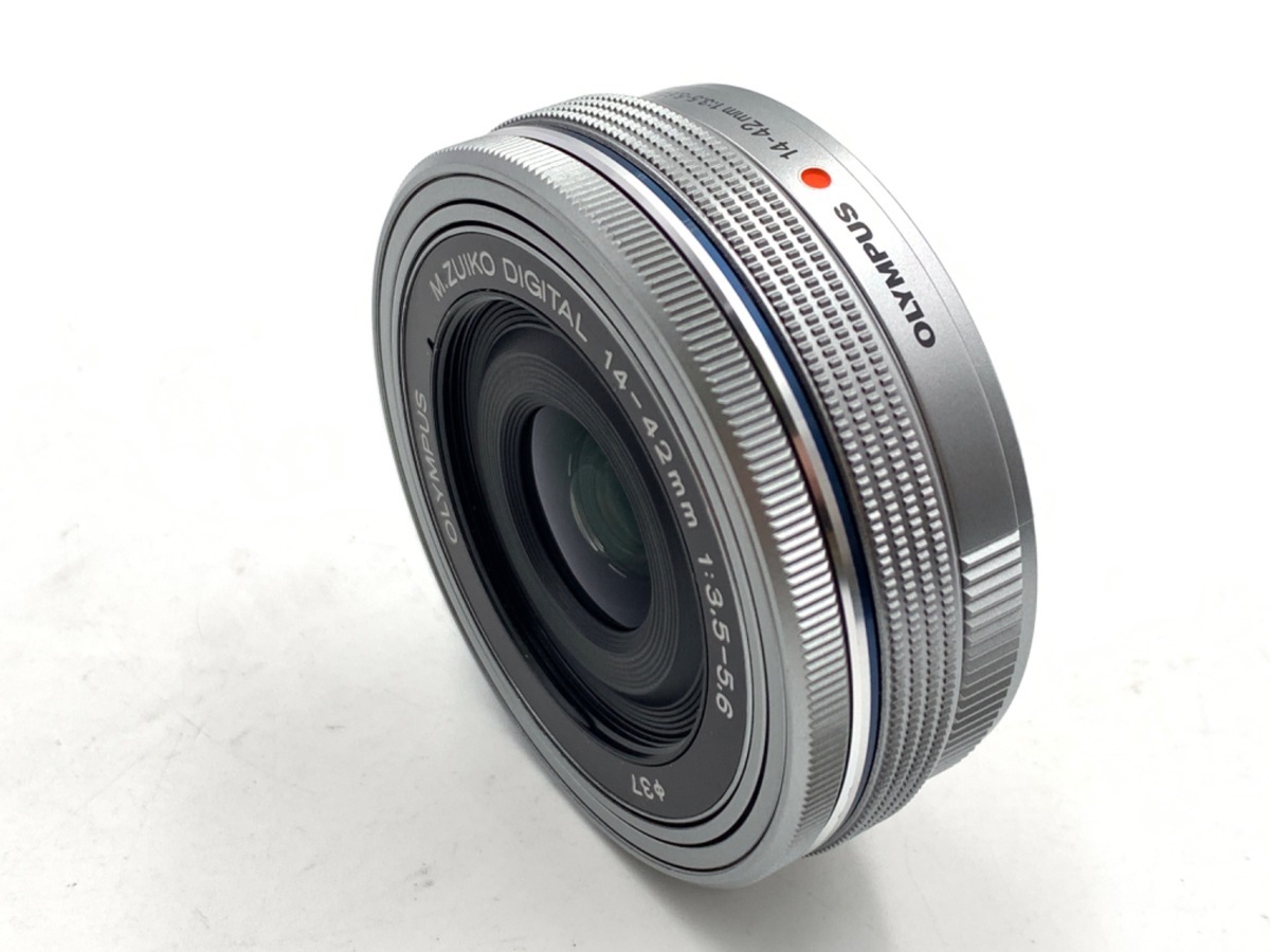 【中古】オリンパス M.ZUIKO DIGITAL ED 14-42mm F3.5-5.6 EZ シルバー