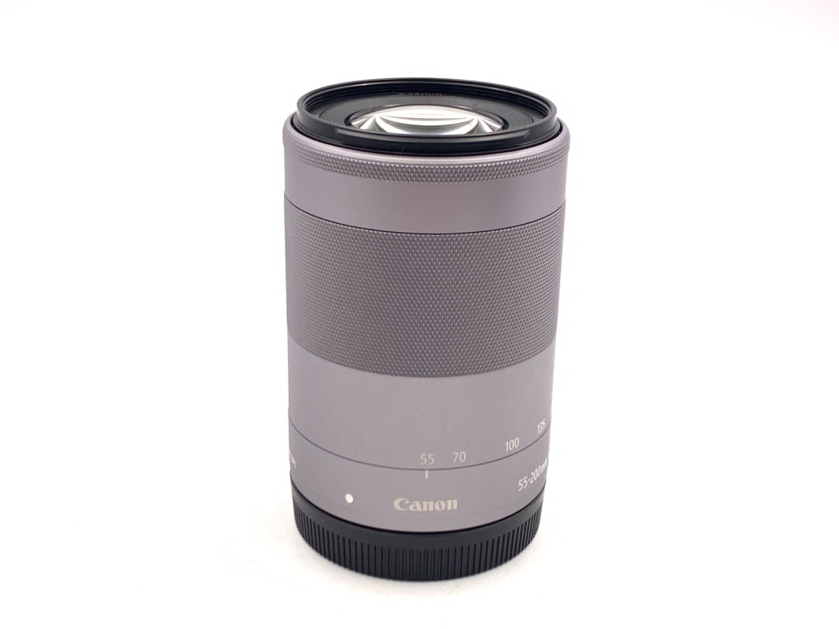 中古】キヤノン EF-M55-200mm F4.5-6.3 IS STM シルバー｜｜カメラの