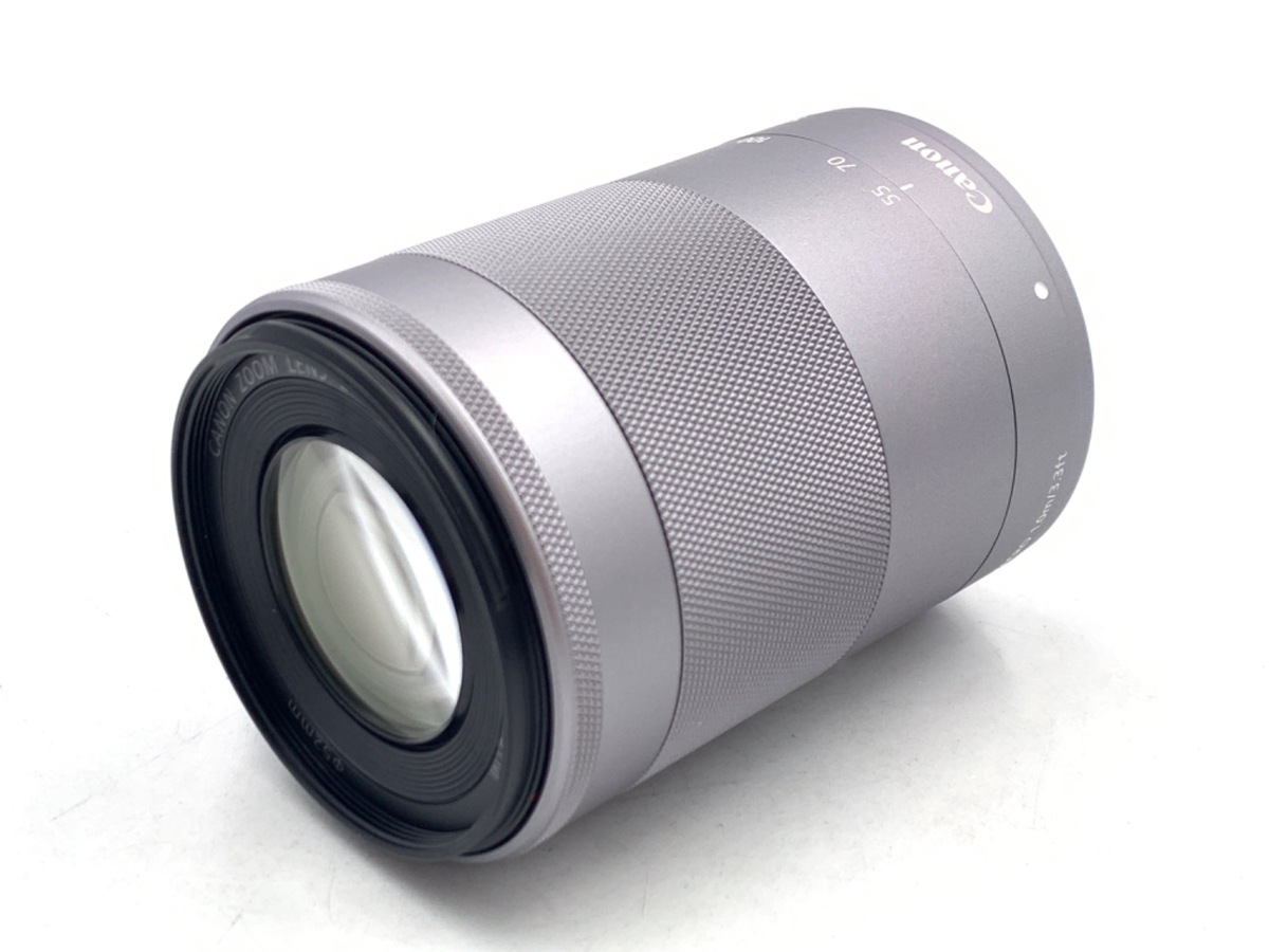 中古】キヤノン EF-M55-200mm F4.5-6.3 IS STM シルバー｜｜カメラの