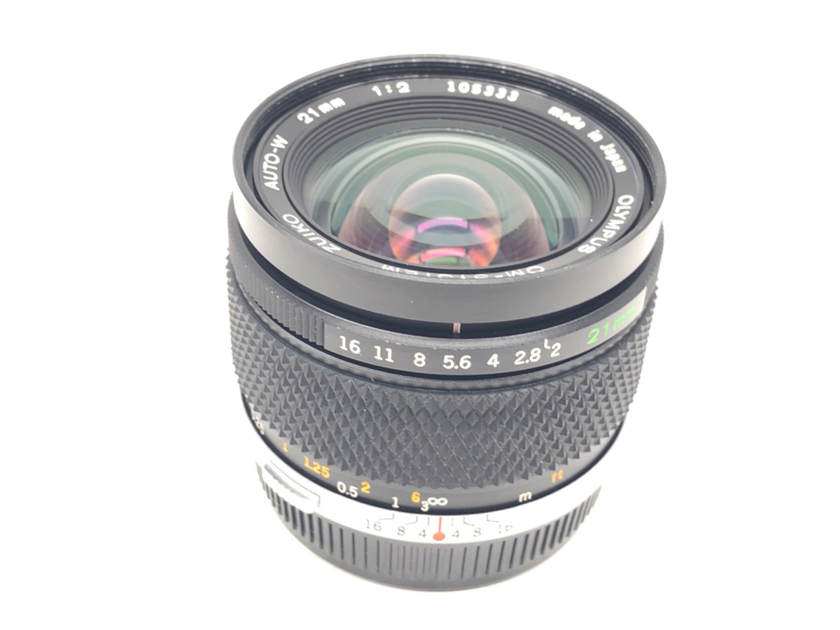 OLYMPUS オリンパス ZUIKO AUTO-W 21mm F2 箱入り新品 中古：AB(良品)】オリンパス ZUIKO AUTO-W 21mm F2 最終型