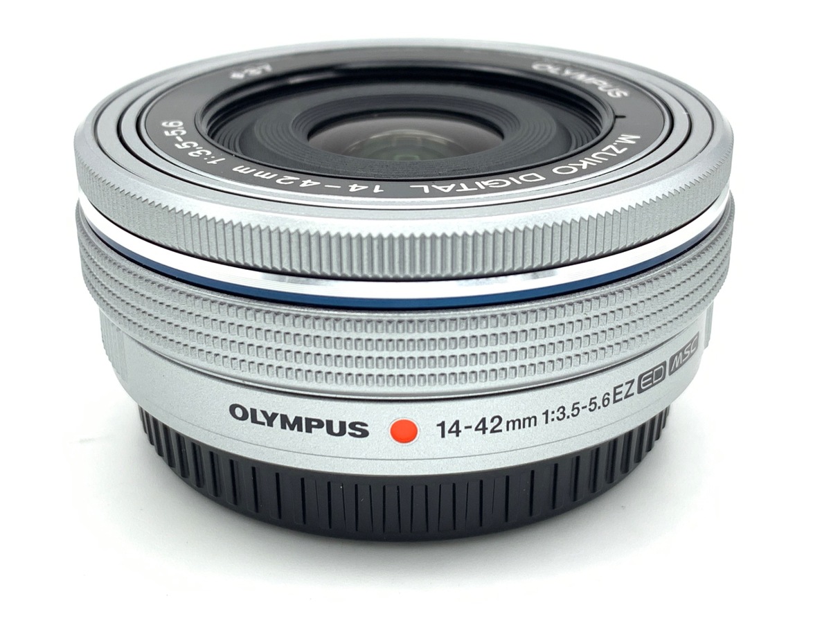 【中古】オリンパス M.ZUIKO DIGITAL ED 14-42mm F3.5-5.6 EZ シルバー