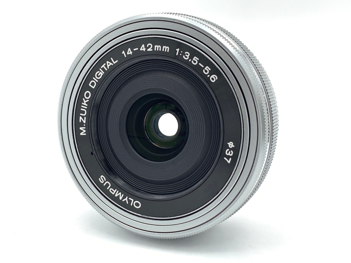 【中古】オリンパス M.ZUIKO DIGITAL ED 14-42mm F3.5-5.6 EZ シルバー