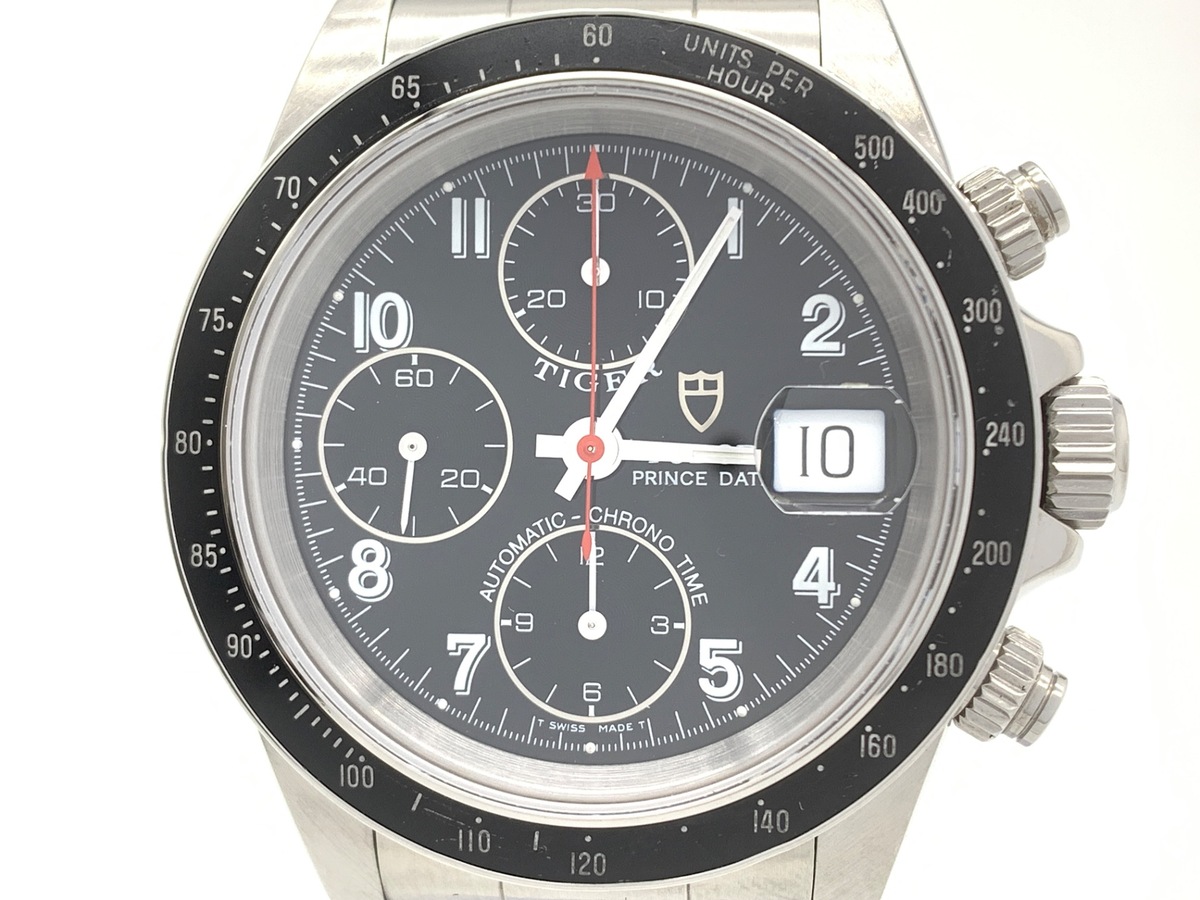 チューダー クロノタイム ブラック 79260 ステンレススティール SSブレス