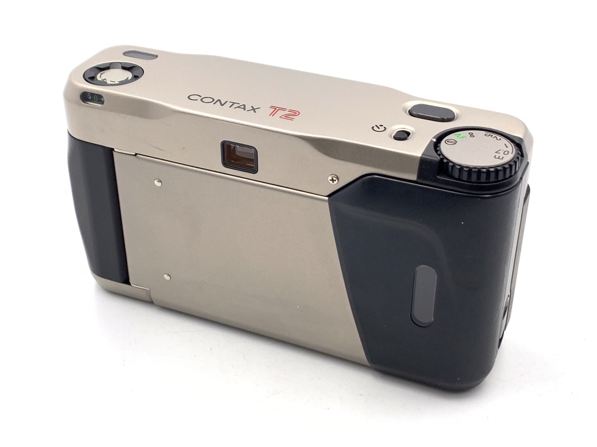【ジャンク】コンタックス Contax T2 チタンクローム フィルムカメラ 中古：B(並品)】コンタックス（CONTAX） コンタックス T2 チタン