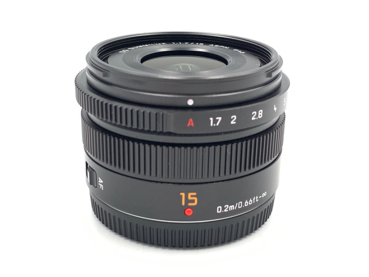 LEICA DG SUMMILUX 15mm/F1.7 ASPH. H-X015-K [ブラック] 中古価格比較