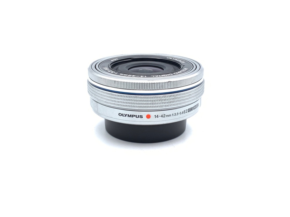 ★美品★OLYMPUS オリンパス M.ZUIKO 14-42mmⅡR シルバー オリンパス 標準レンズ OLYMPUS M.ZUIKO DIGITAL ED 14-42mm F3