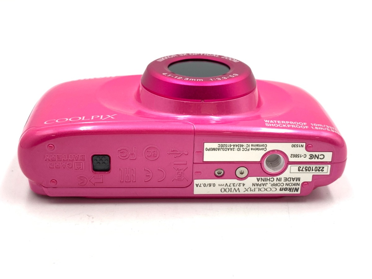 中古：AB(良品)】ニコン COOLPIX W100 ピンク | 2440390014306