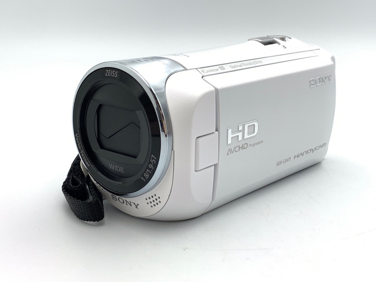 中古】ソニー デジタルHDビデオカメラレコーダー HDR-CX470 W ホワイト