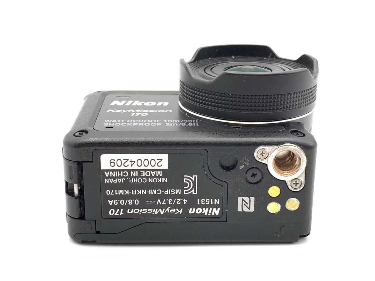 中古 Nikon Keymission 170 中古】ニコン KeyMission 170 ブラック｜｜カメラのキタムラネットショップ