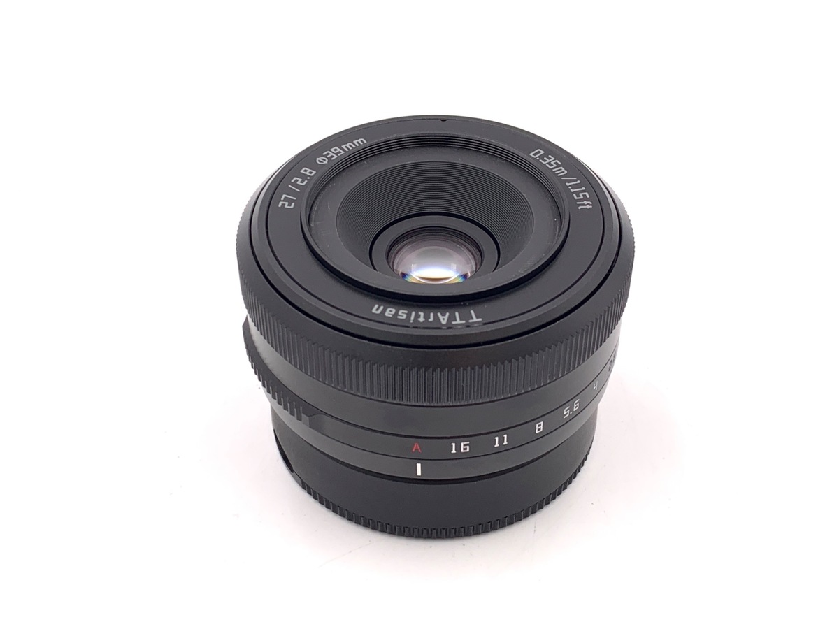 中古】銘匠光学 TTArtisan AF 27mm f/2.8 フジフイルムX用 ブラック