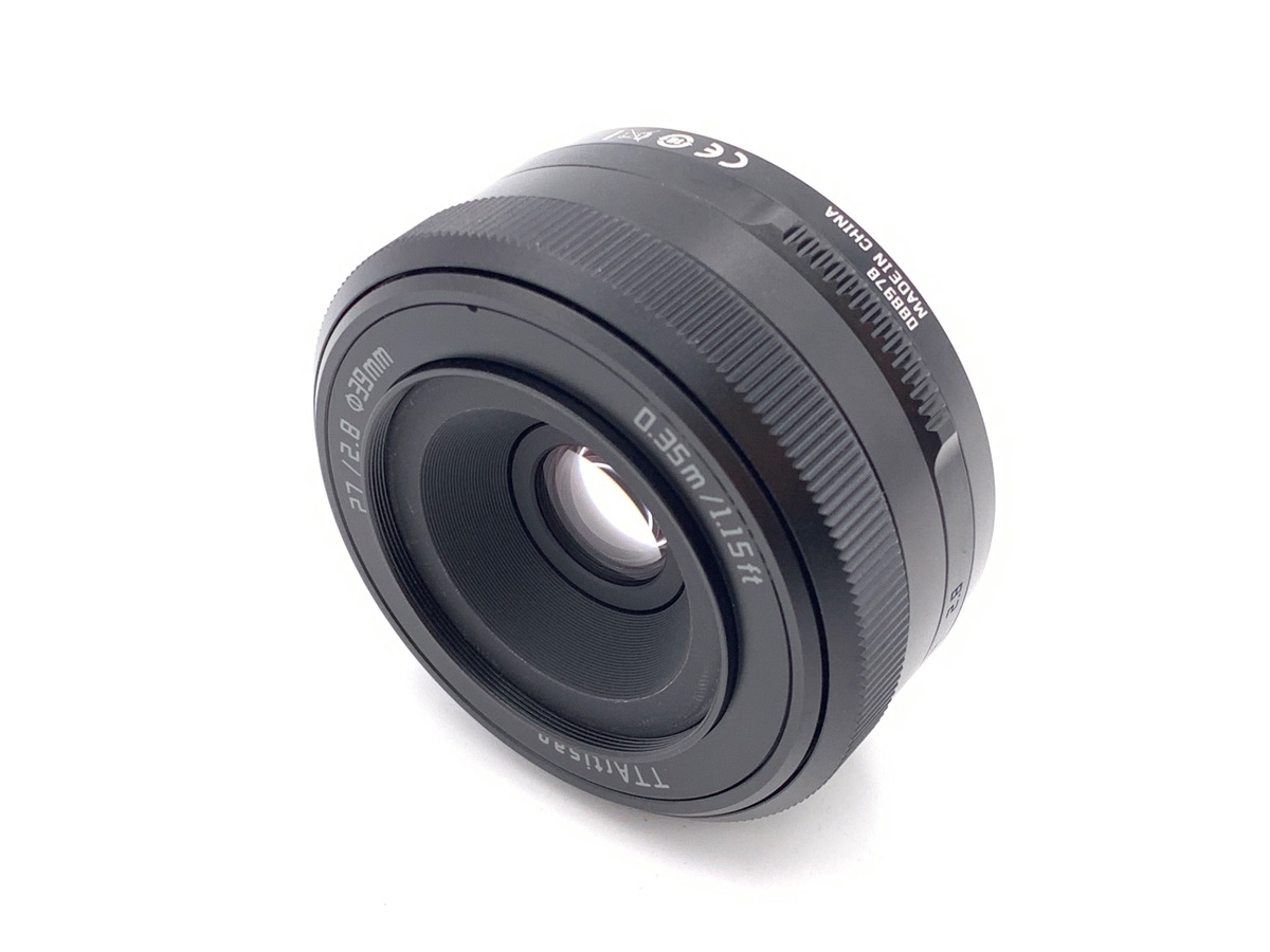 �������w TTArtisan AF 27mm f/2.8 �t�W�t�C����X�p �u���b�N