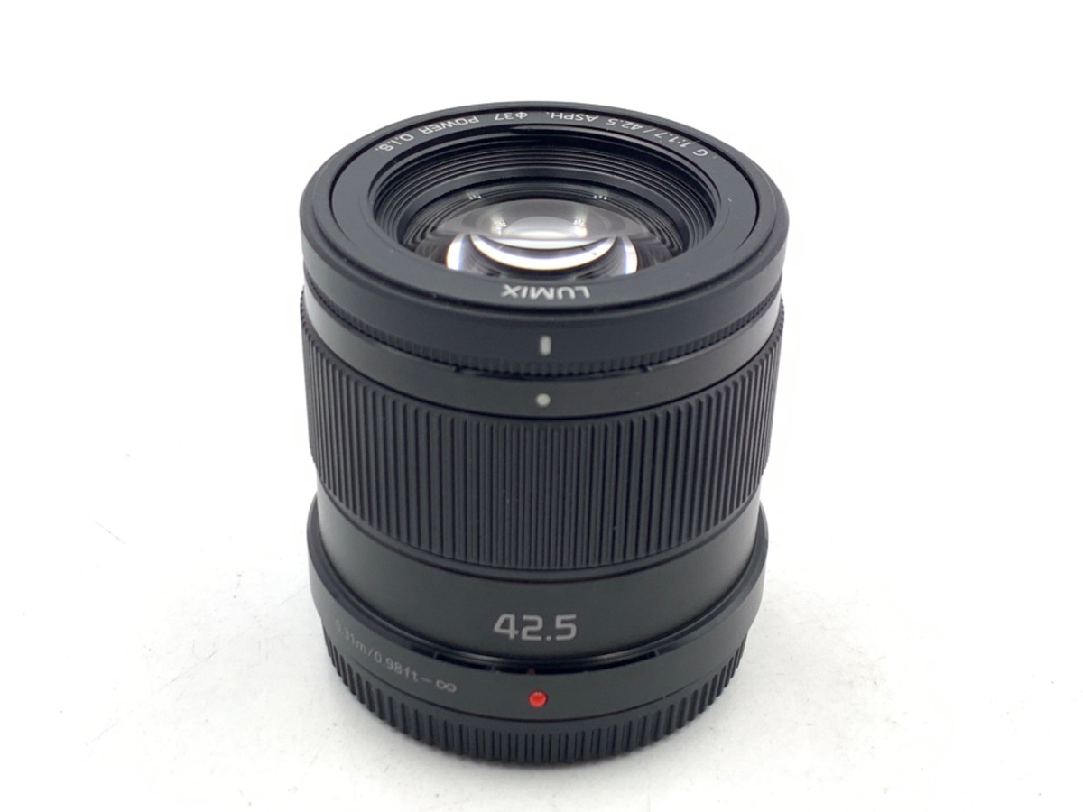 LUMIX G 42.5mm/F1.7 ASPH./POWER O.I.S. H-HS043-K [ブラック] 中古