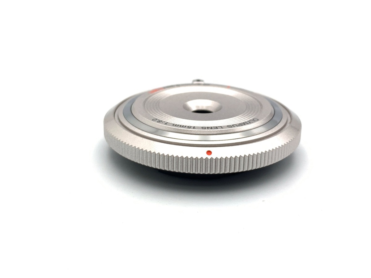 中古】オリンパス 15mm F8 ボディキャップレンズ BCL-1580 シルバー 