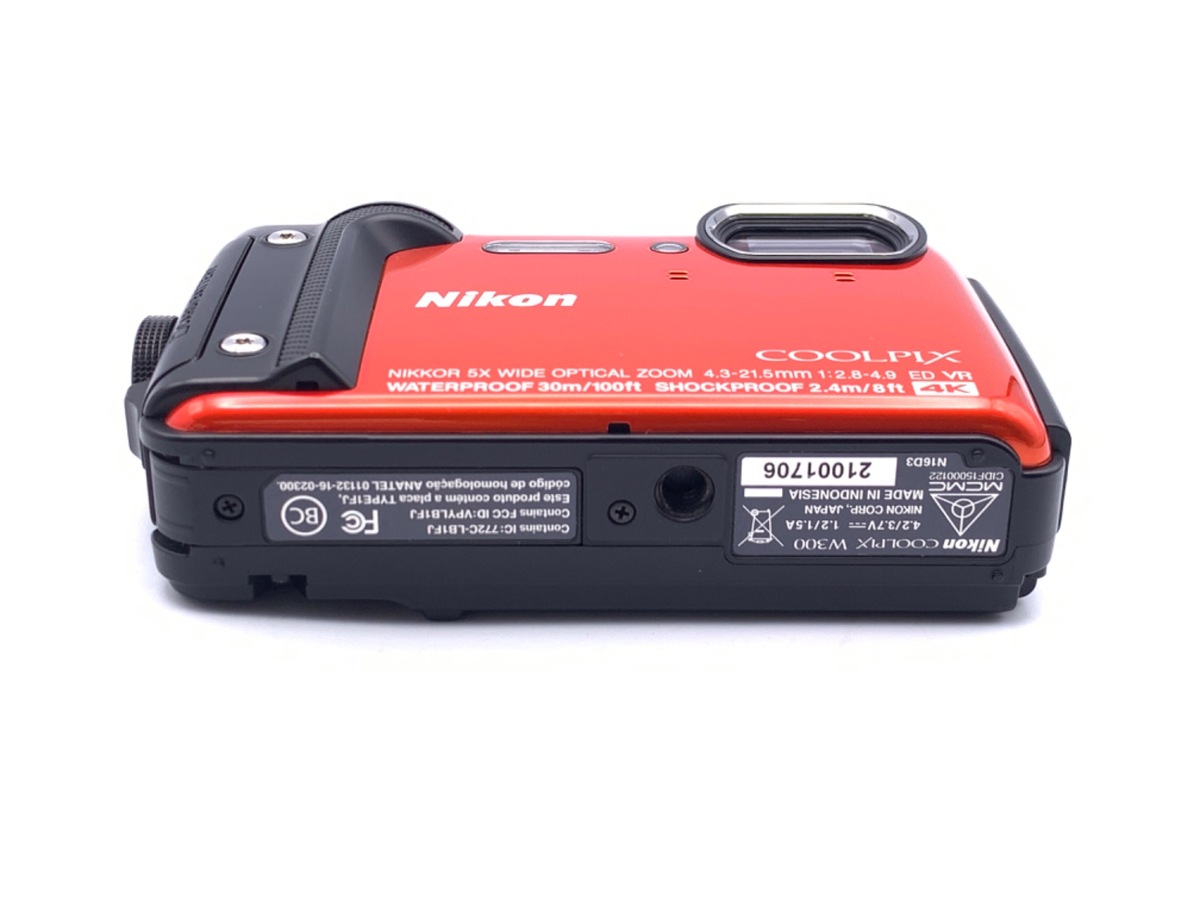 中古：AB(良品)】ニコン COOLPIX W300 オレンジ | 2440690016604