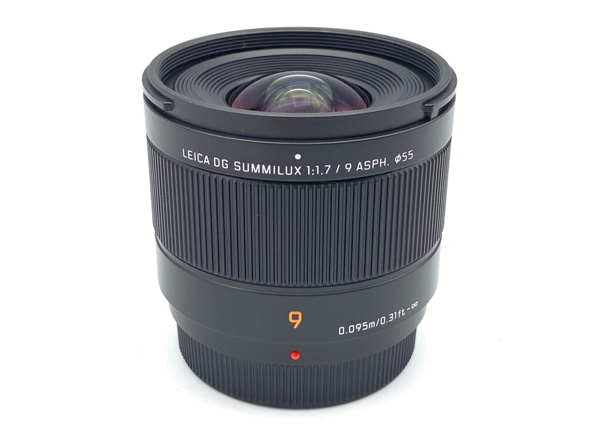 【美品】LEICA 単焦点レンズ　9mm / F1.7 ASPH. H-X09 パナソニック H-X09 LEICA DG SUMMILUX 9mm / F1.7 ASPH