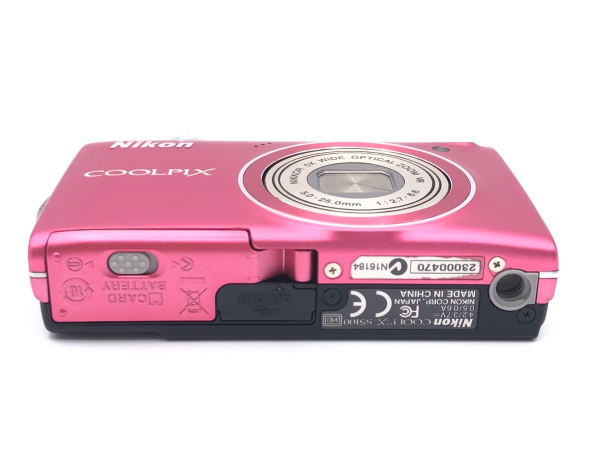 中古：B(並品)】ニコン COOLPIX S5100 ホットピンク | 2440710025395