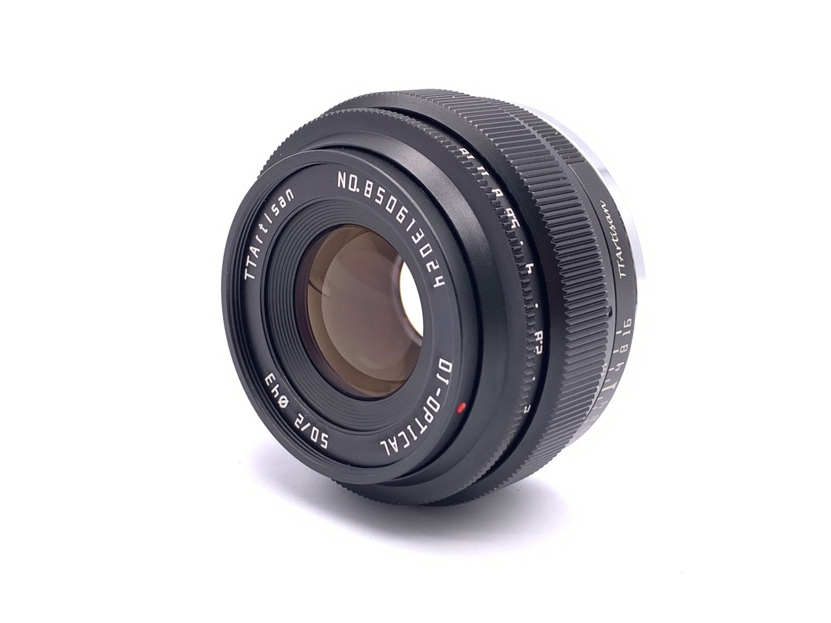 中古：AB(良品)】銘匠光学 TTArtisan 50mm f/2 フジフイルムX用