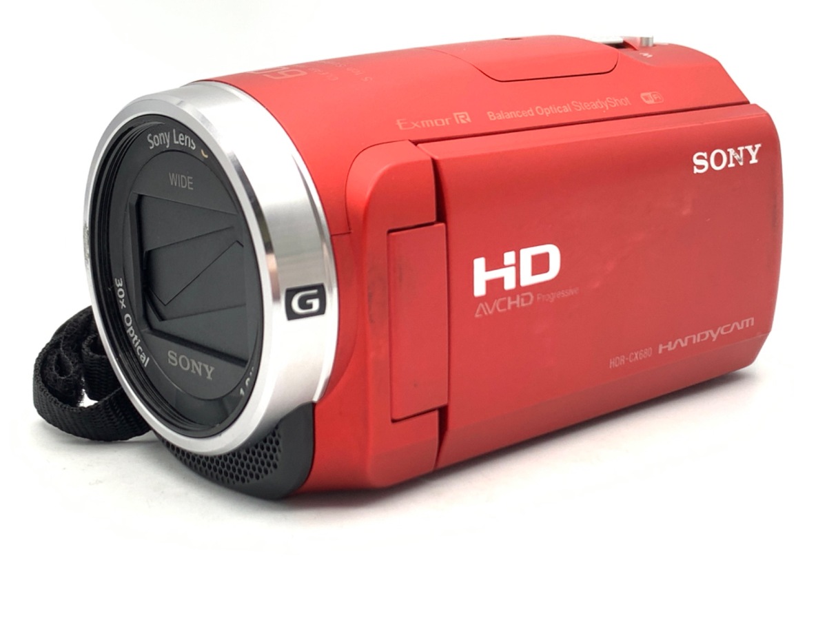 中古】ソニー デジタルHDビデオカメラレコーダー HDR-CX680 R レッド