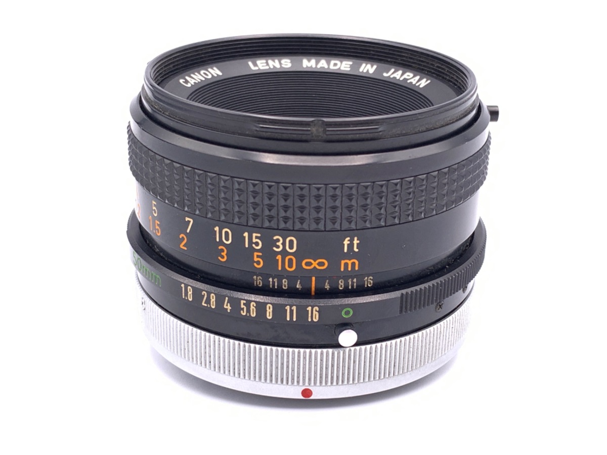 【動作品】Canon キヤノン EF FD 50mm F1.8 S.C. FD50mm F1.8 S.C. (II) - キヤノンカメラミュージアム