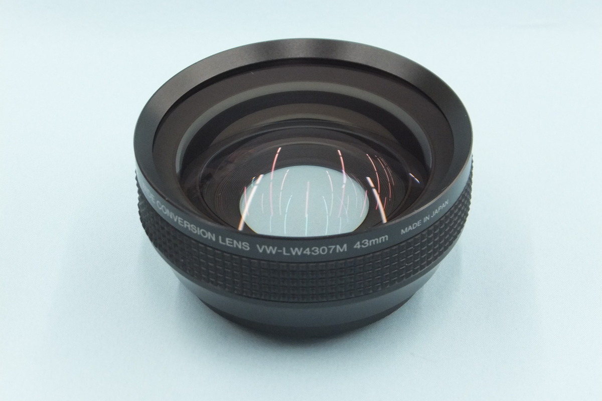 中古：AB(良品)】パナソニック VW-LW4307M ワイドコンバージョンレンズ