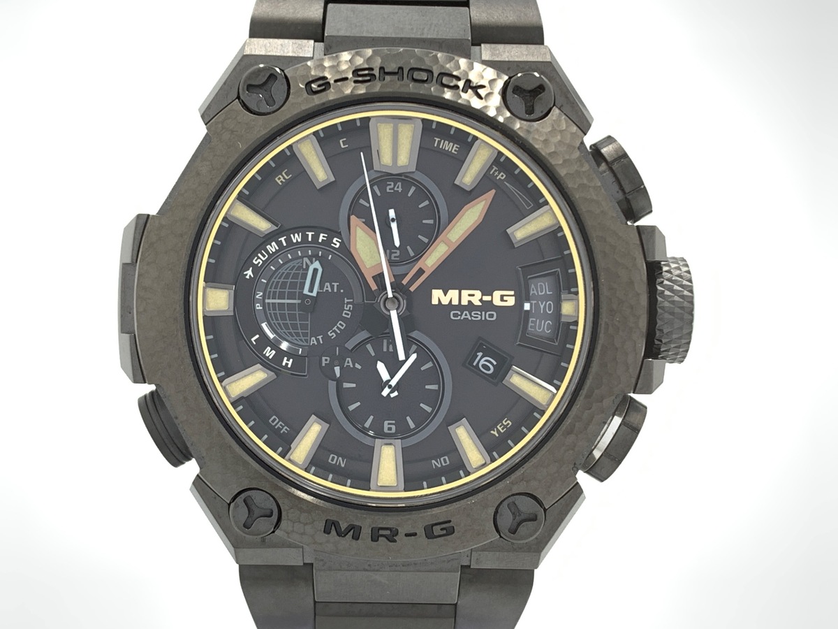 カシオ G-SHOCK MR-G ブラック MRG-G2000HB-1AJR チタン 鎚起(ついき)