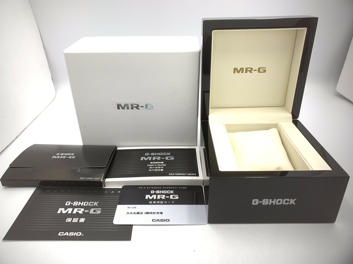 カシオ G-SHOCK MR-G ブラック MRG-G2000HB-1AJR チタン 鎚起(ついき)