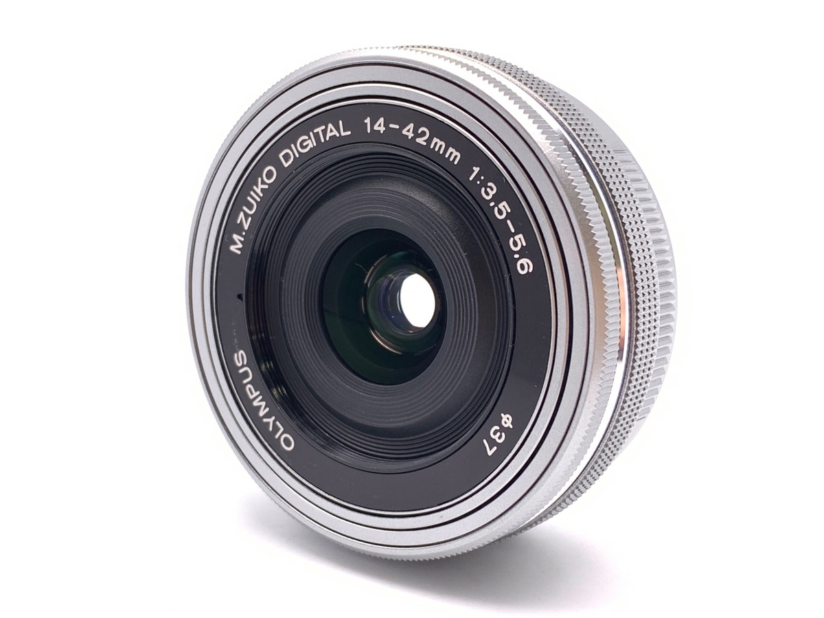 【中古】オリンパス M.ZUIKO DIGITAL ED 14-42mm F3.5-5.6 EZ シルバー