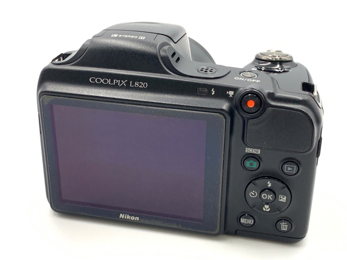 中古：B(並品)】ニコン COOLPIX L820 BK ブラック | 2440870007606