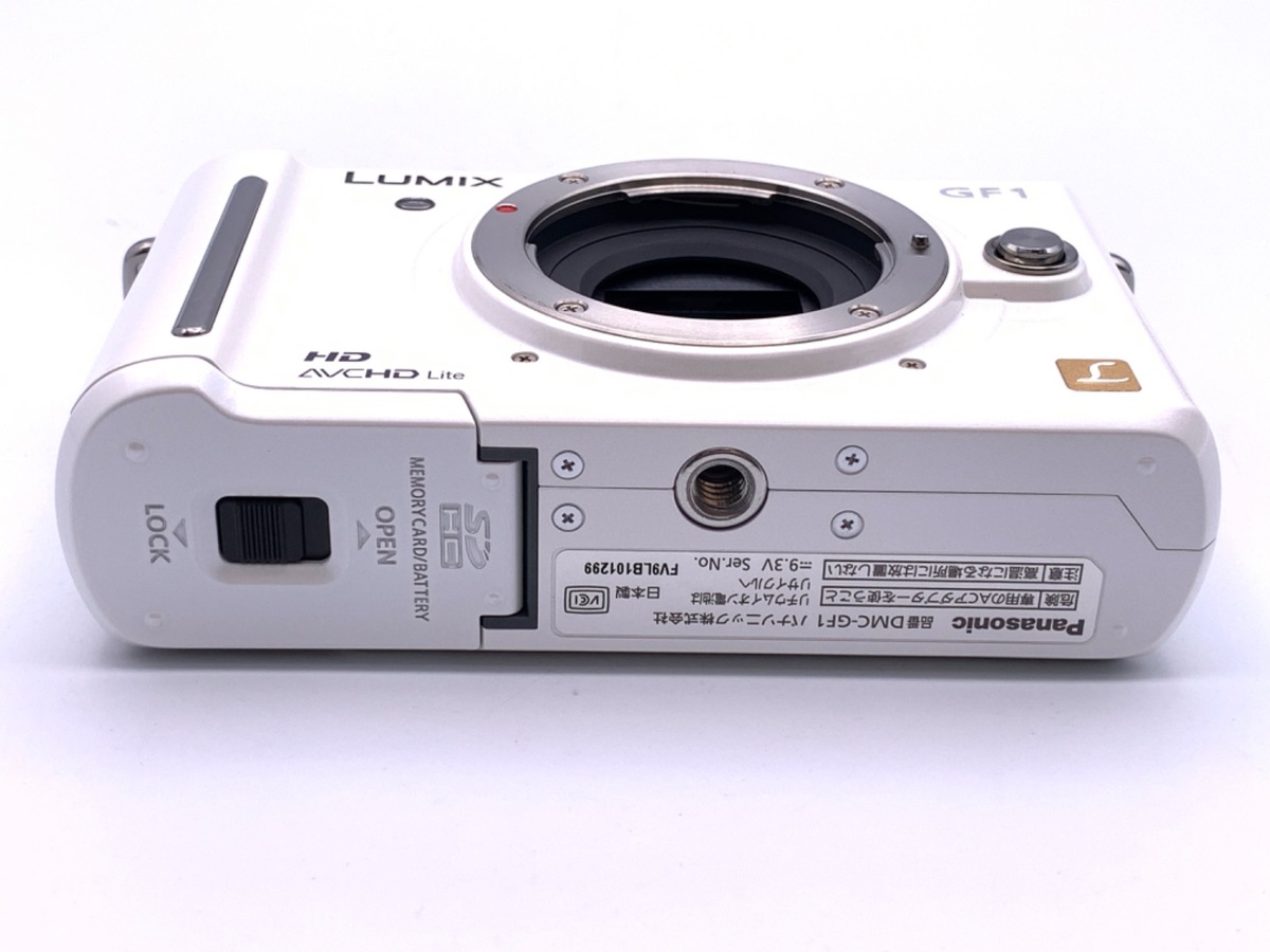 中古：A(美品)】パナソニック DMC-GF1 ボディ シェルホワイト
