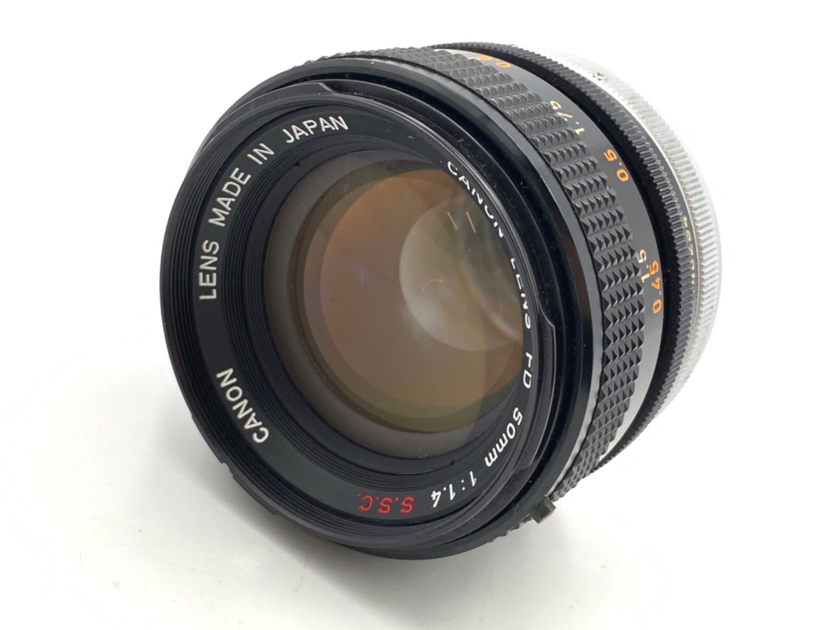中古：C(やや難あり)】キヤノン FD 50mm F1.4 S.S.C. | 2440890011003