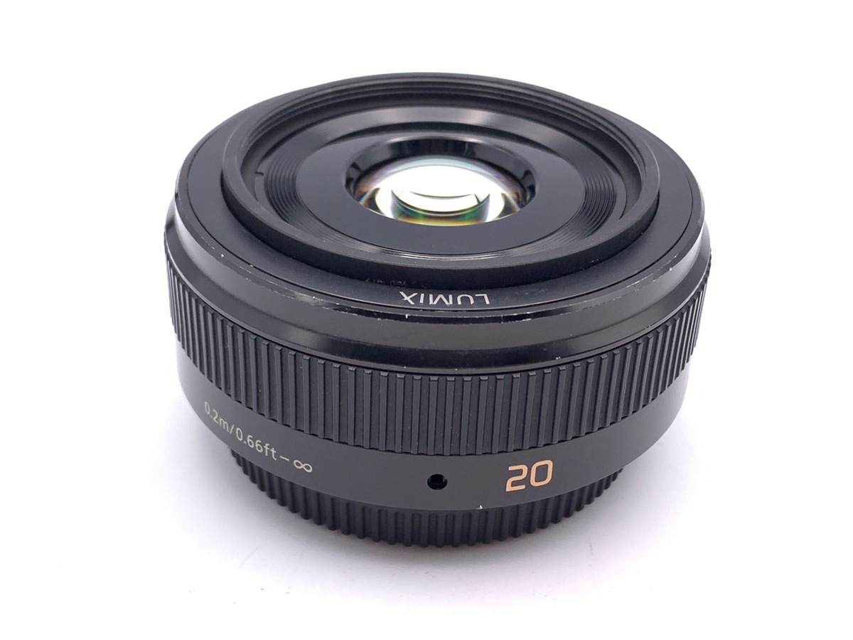 LUMIX G 20mm F1.7 II ASPH. H-H020A ブラック 中古：B(並品)】パナソニック LUMIX G 20mm F1.7 II ASPH. [H-H020A
