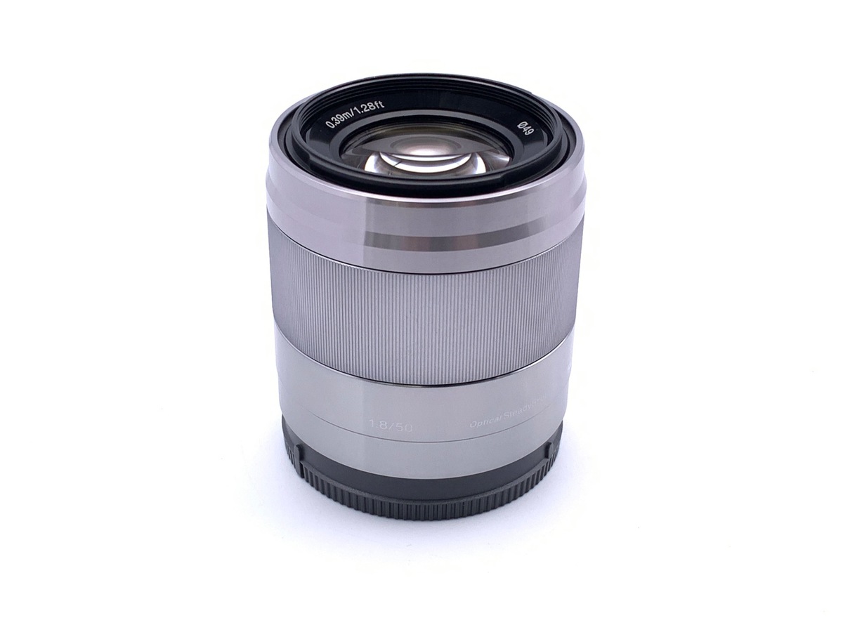中古：AB(良品)】ソニー E 50mm F1.8 OSS [SEL50F18S] シルバー