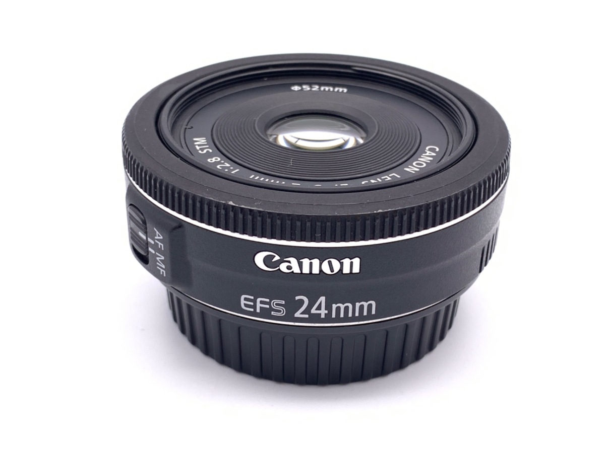 Canon キャノン EF-S 24mm F2.8 STM 美品 レンズガード付 EF-S キヤノン 単焦点 レンズ CANON 24mm F2.8 STM APS-C対応