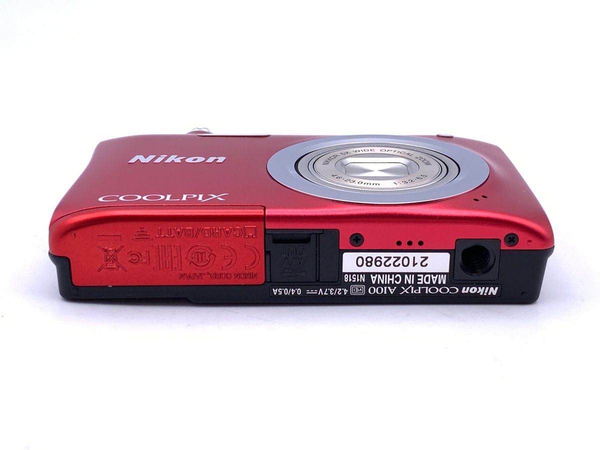 【美品】Nikon COOLPIX A100 レッド② ニコン COOLPIX A100 レッド 動作OK ニコン COOLPIX A100 [レッド