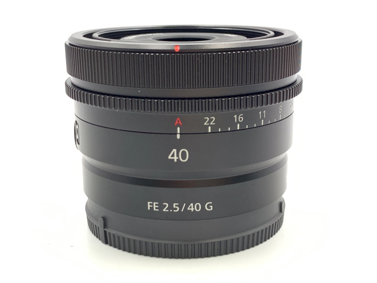 新品未使用 SONY FE 40mm F2.5 G SEL40F25G 中古】ソニー FE 40mm F2.5 G [SEL40F25G] 在庫一覧｜カメラのキタムラ