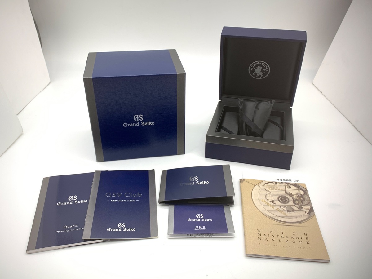 グランドセイコー クォーツ GMT ブラック SBGN003/9F86-0AB0 ステンレススティール