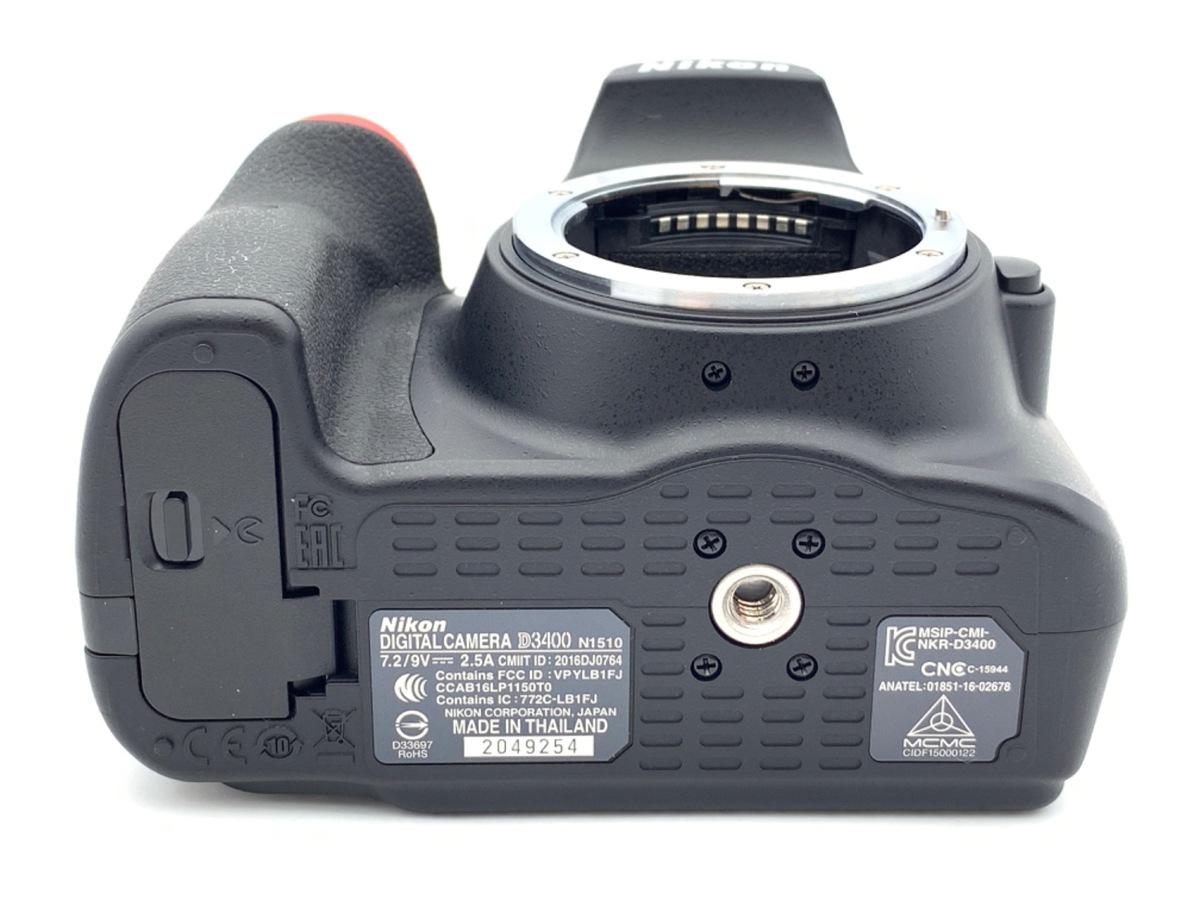 中古：AB(良品)】ニコン D3400 ボディ ブラック | 2441150027666