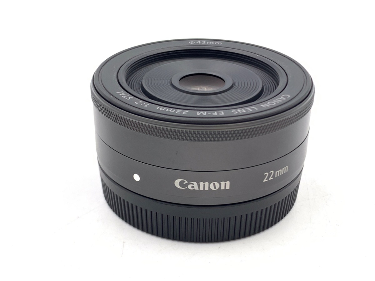 美品 ☆ キャノン EF-M22mm F2 STM 販売終了】EF-M22mm F2 STM（グラファイト）:交換レンズ 通販