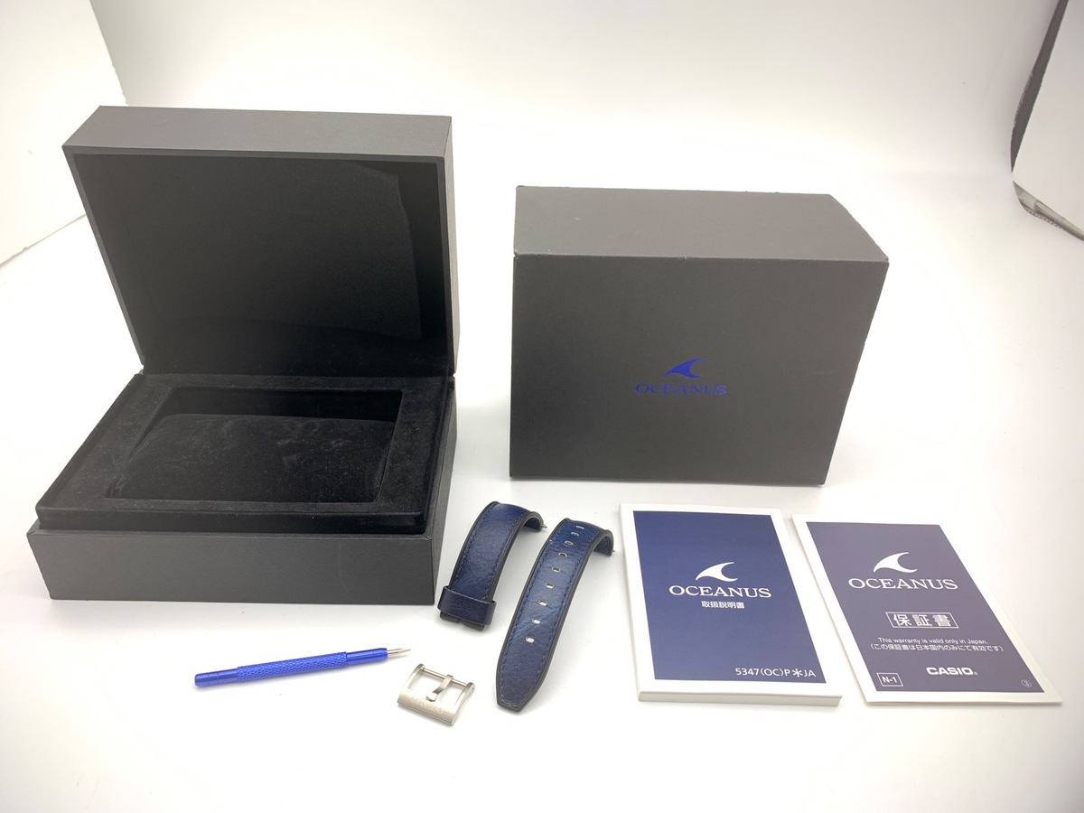 カシオ オシアナス ブルー OCW-T2600ALA-2AJR チタン Japan Indigo 1000本限定