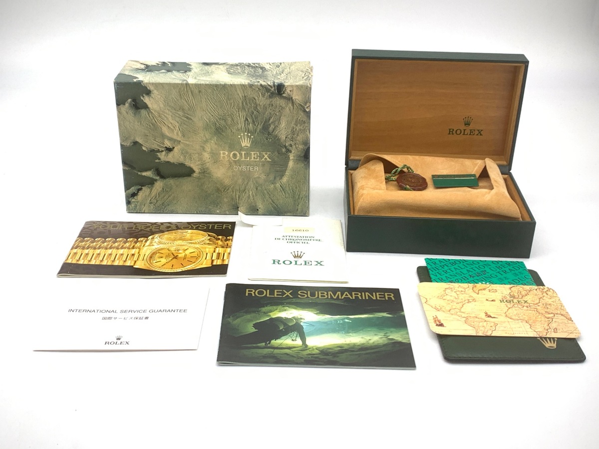 ロレックス(ROLEX) サブマリーナー デイト ブラック 16610 ステンレススティール クロノメーター表記