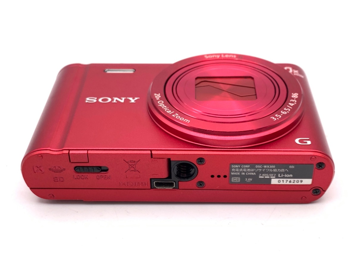 中古：AB(良品)】ソニー Cyber-shot DSC-WX300 R レッド | 2441250156280