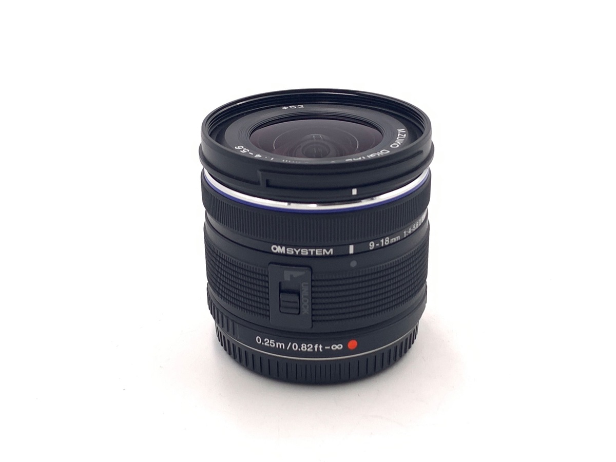 中古：A(美品)】OM SYSTEM M.ZUIKO DIGITAL ED 9-18mm F4.0-5.6 II 