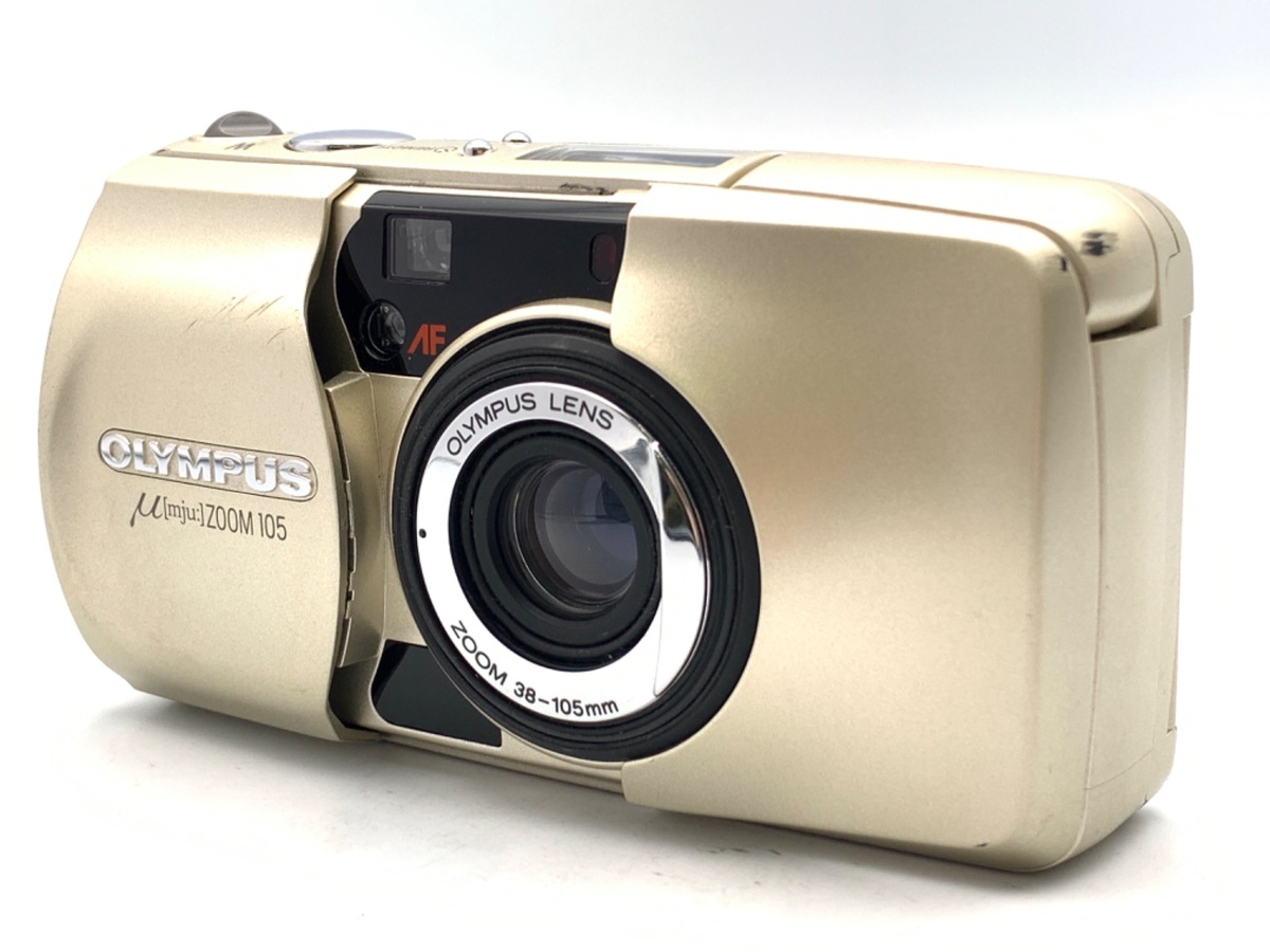 中古：B(並品)】オリンパス スーパーズーム 105 シャンパンゴールド