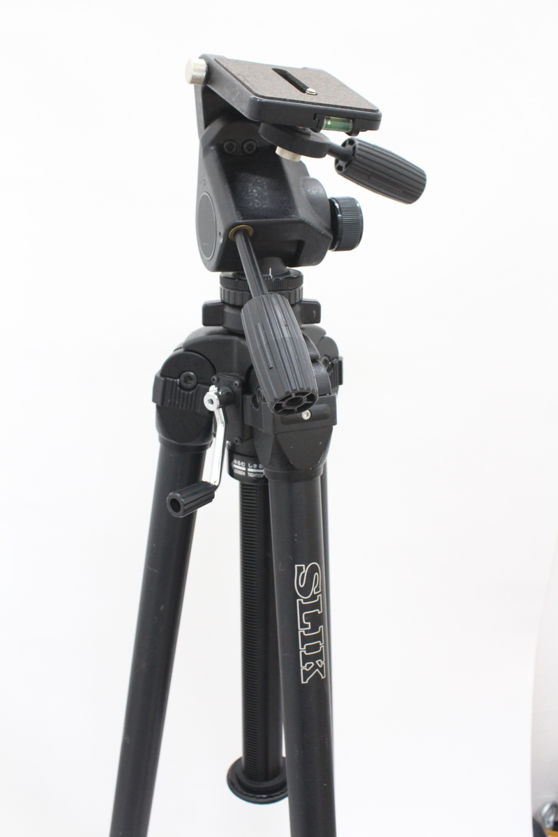 中古】スリック ザ プロフェッショナル4 NS 3ウェイ雲台付き 4段大型