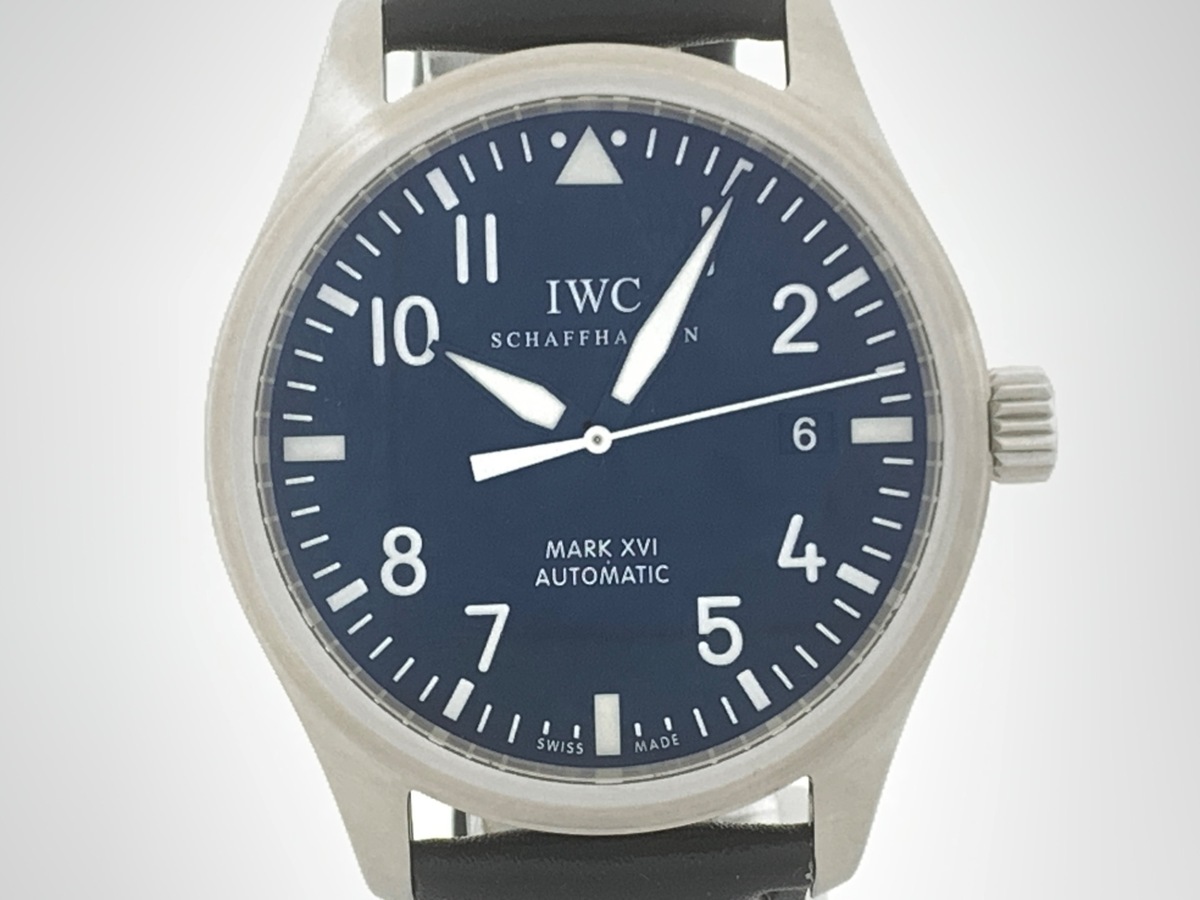 IWC パイロットウォッチ マークXVI ブラック IW325501 ステンレススティール