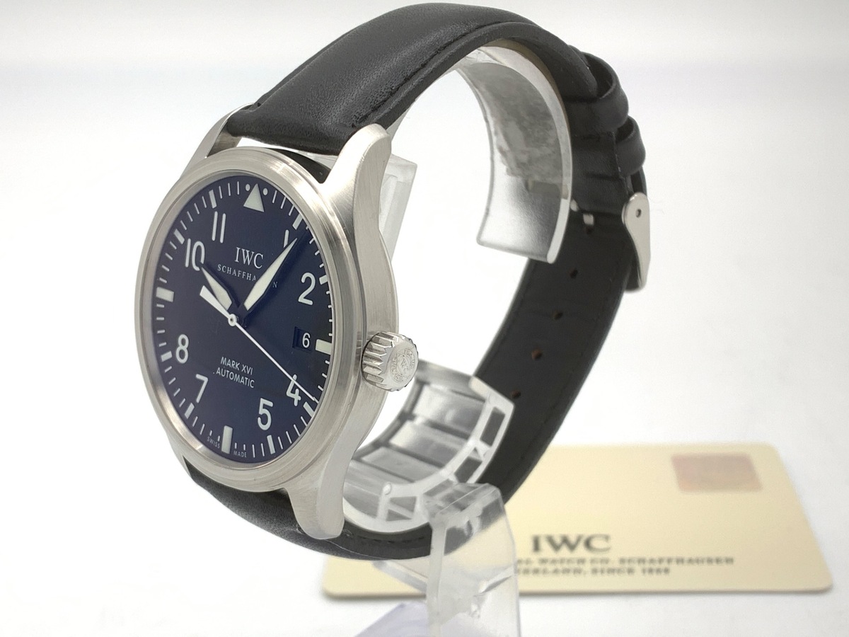 IWC パイロットウォッチ マークXVI ブラック IW325501 ステンレススティール