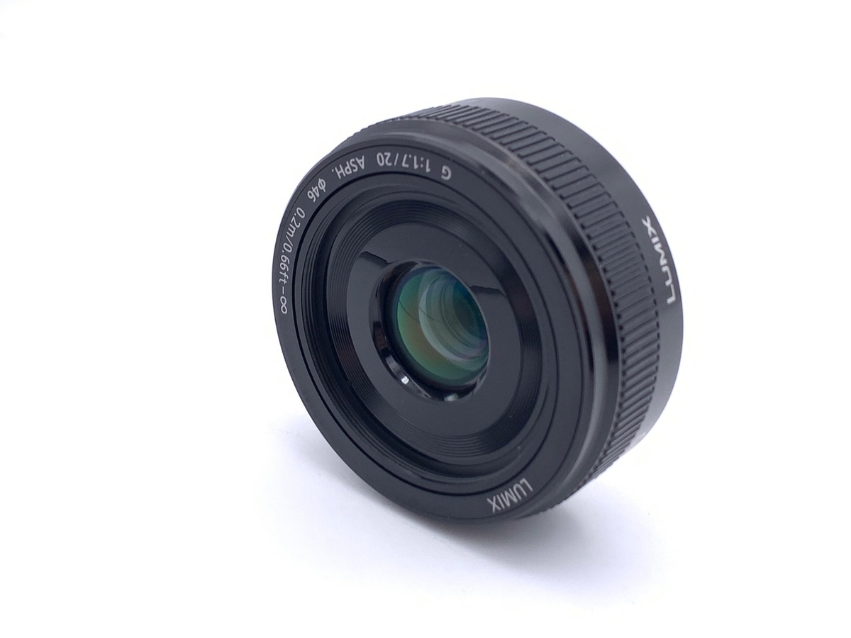 中古】パナソニック LUMIX G 20mm F1.7 II ASPH. [H-H020A] ブラック