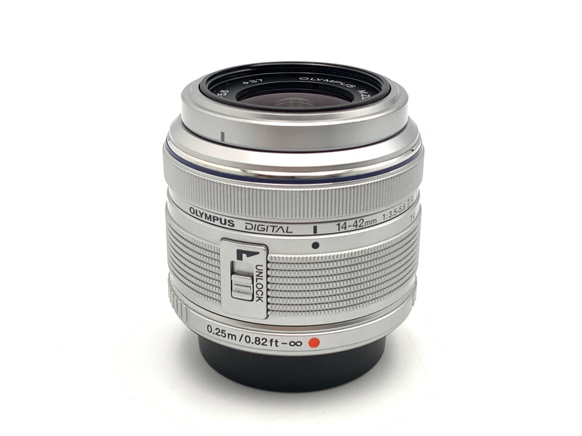 中古】オリンパス M.ZUIKO DIGITAL 14-42mm F3.5-5.6 II R シルバー