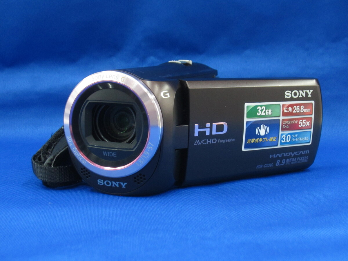 【極美品】SONY Handycam HDR-CX390 ボルドーブラウン Amazon | SONY デジタルHDビデオカメラレコーダー「HDR-CX390